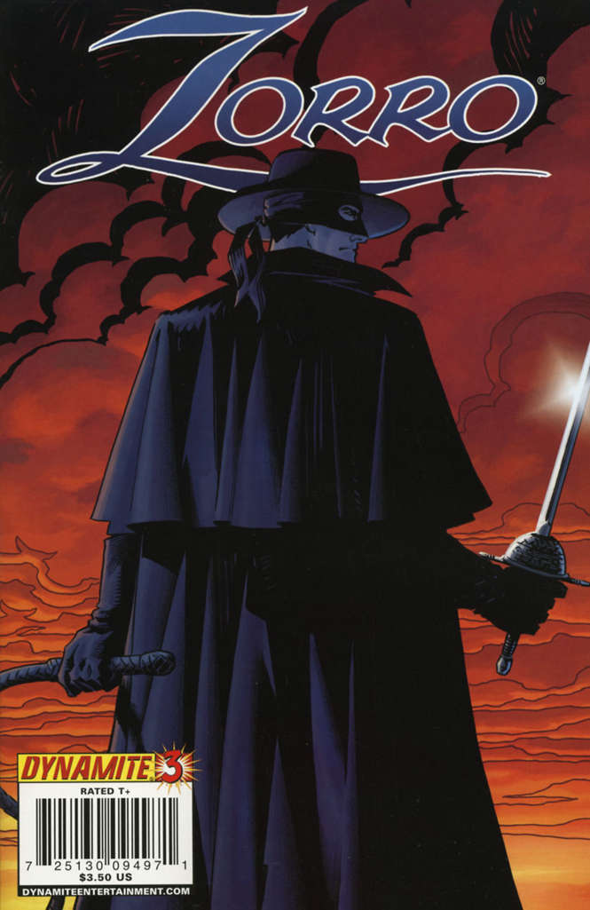 Zorro (Dynamite) #3 Variation A
