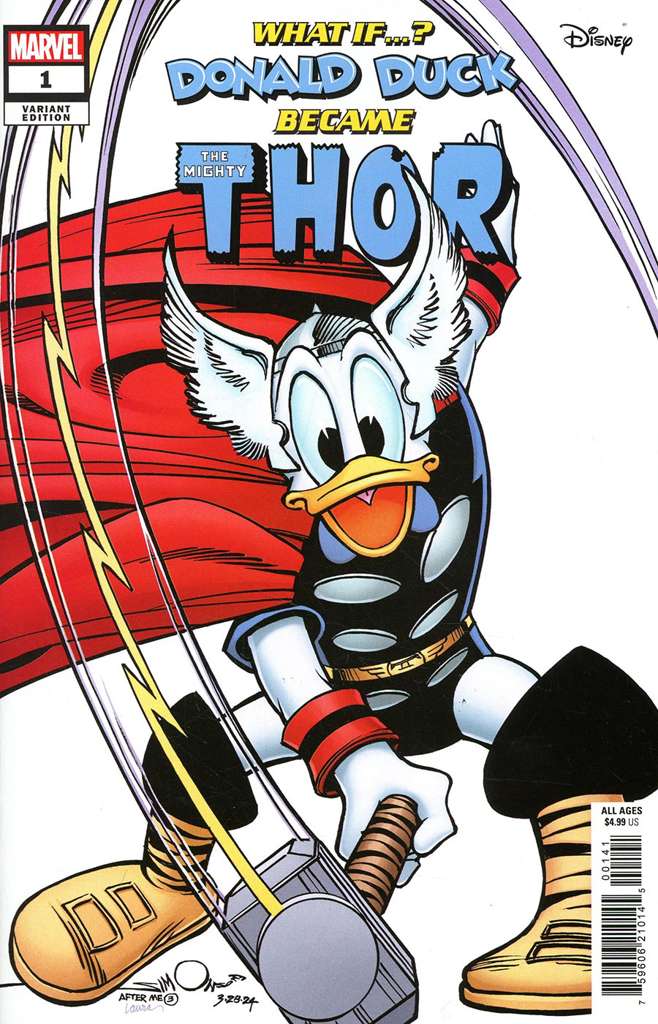 Marvel & Disney: What If…? Donald Duck Became Thor #1 Variation C