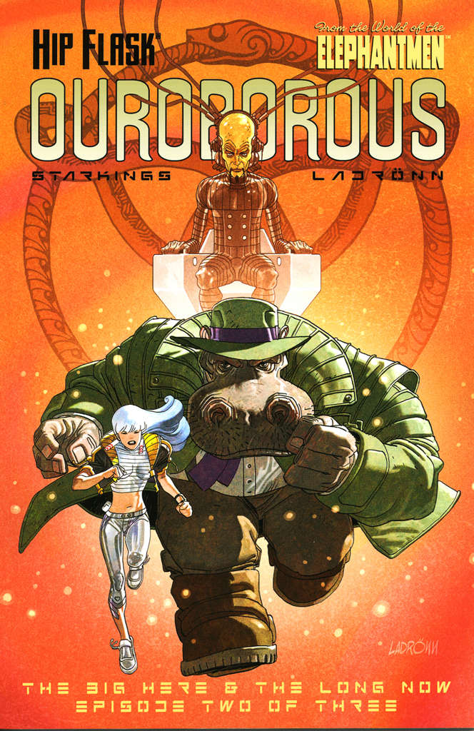 Hip Flask: Ourborous