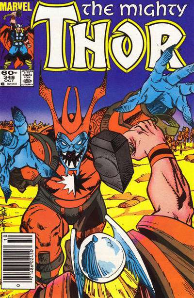 Thor #348 Newsstand Edition