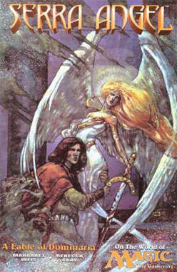 Serra Angel on the World of Magic: The Gathering