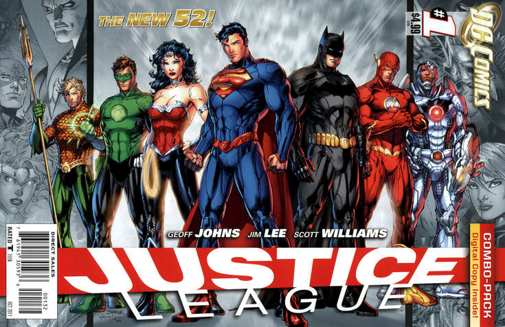 Justice League (2nd Series) #1 Variation B - 2nd printing