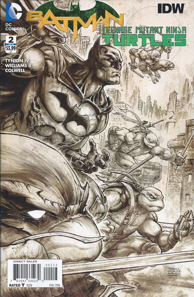 Batman/Teenage Mutant Ninja Turtles #2  - 3rd printing