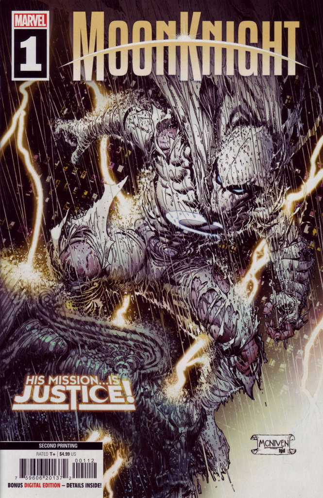 Moon Knight (9th Series) #1  - 2nd printing