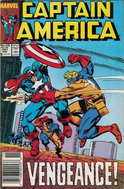 Captain America (1st Series) #347 Newsstand Edition