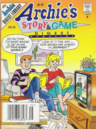 Archie’s Story & Game Digest Magazine #35 Newsstand Edition