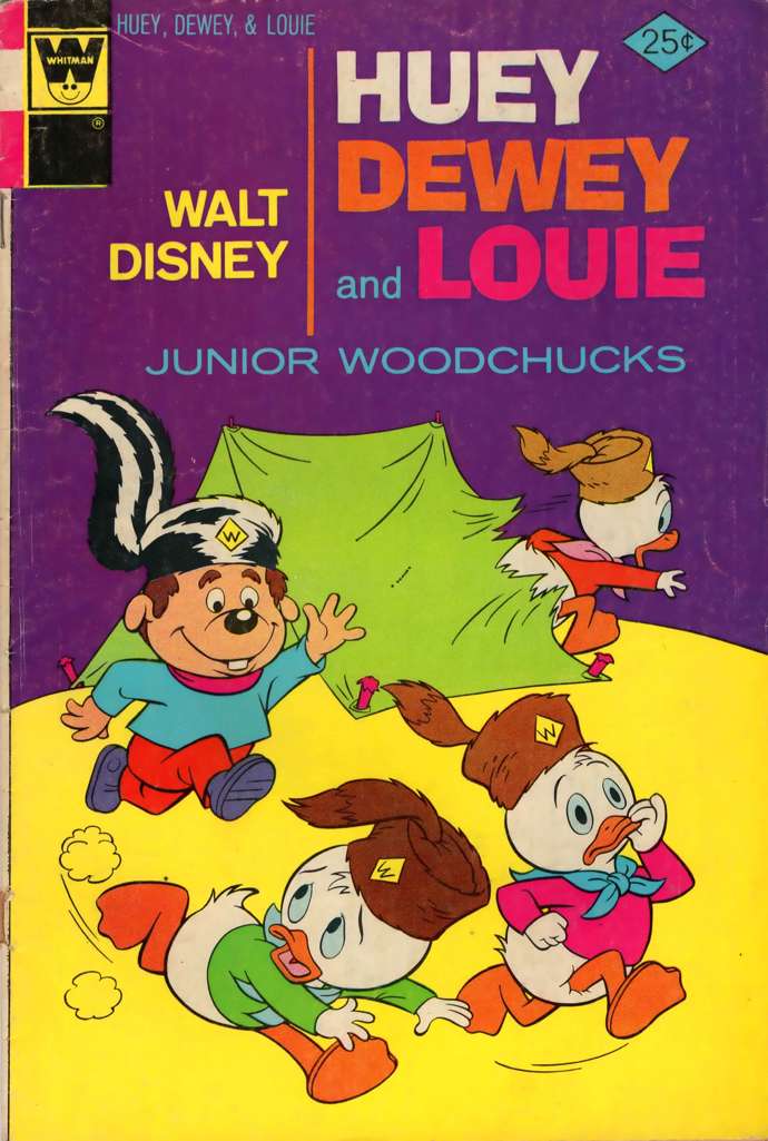 Huey, Dewey, and Louie Junior Woodchucks #28 Variation A