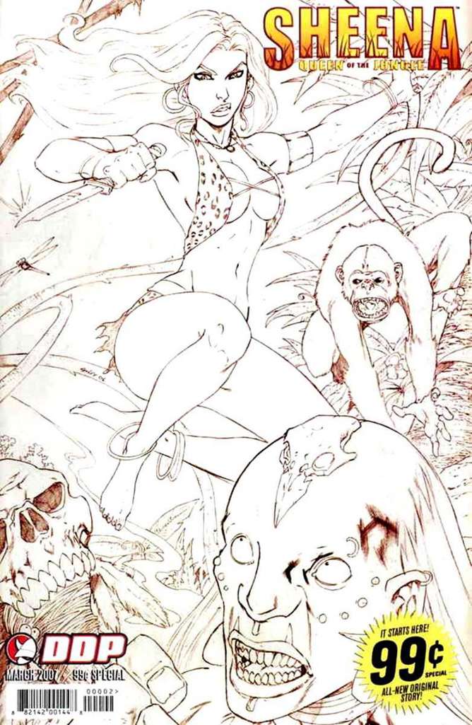 Sheena, Queen of the Jungle 99¢ Special #1 Variation B