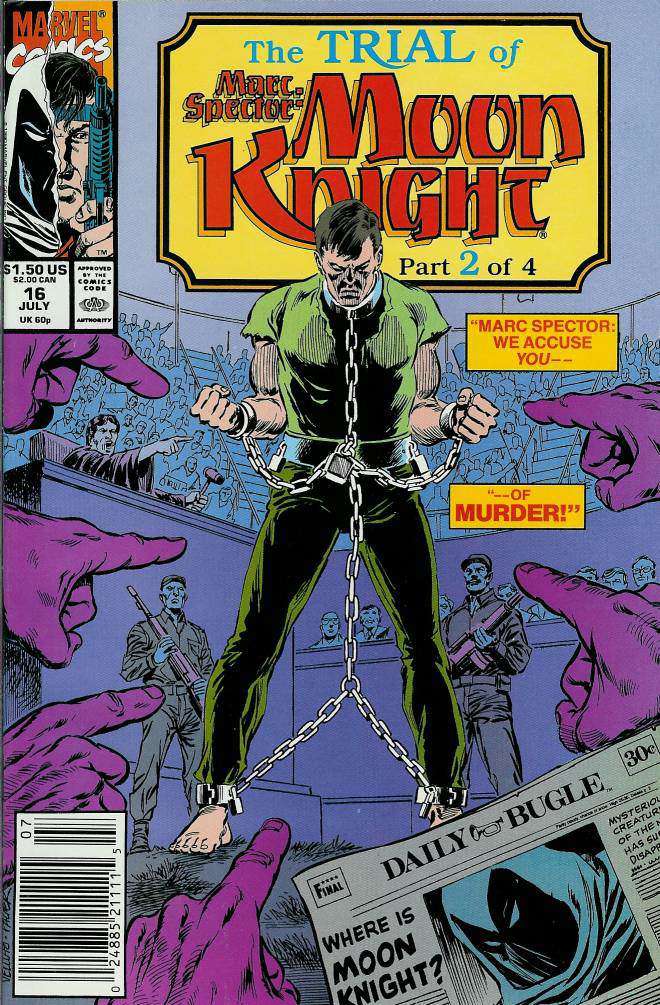 Marc Spector: Moon Knight #16 Newsstand Edition
