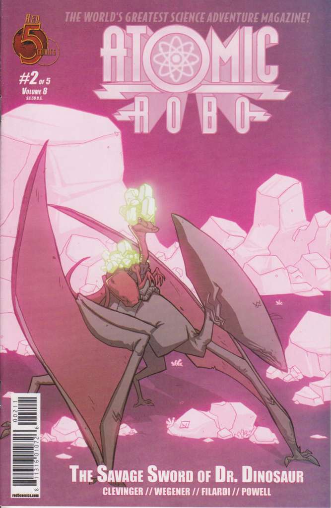 Atomic Robo and the Savage Sword of Dr. Dinosaur #2
