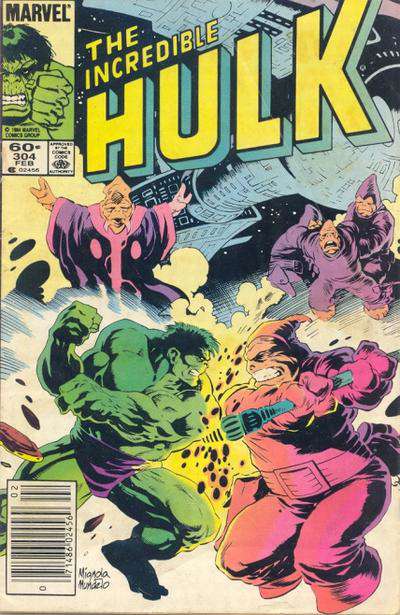 The Incredible Hulk #304 Newsstand Edition