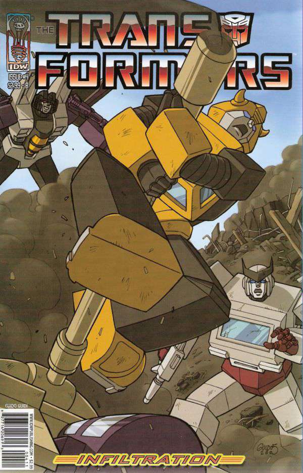 The Transformers: Infiltration #4 Variation B
