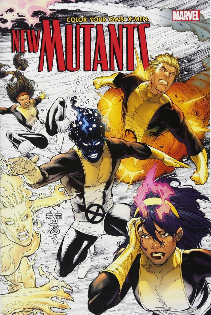 Color Your Own X-Men: The New Mutants #1