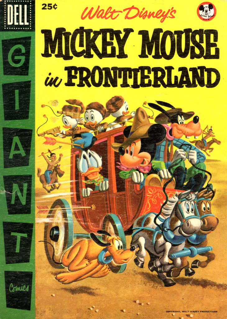 Mickey Mouse in Frontierland #1