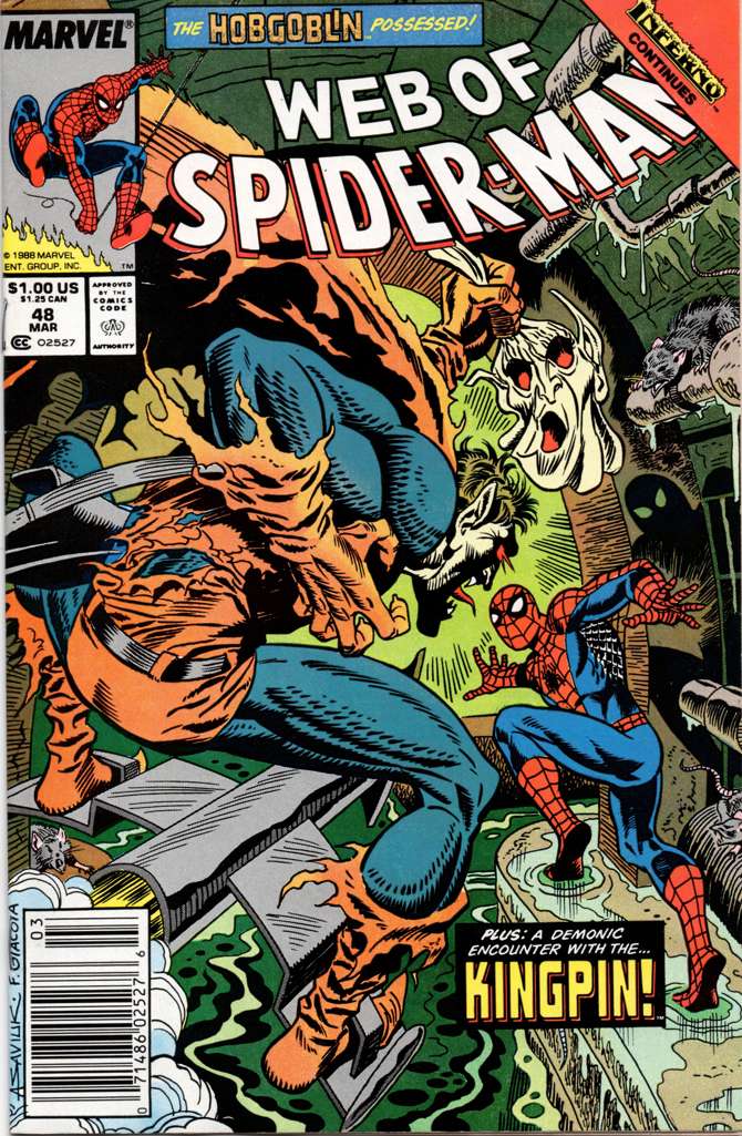 The Web of Spider-Man #48 Newsstand Edition