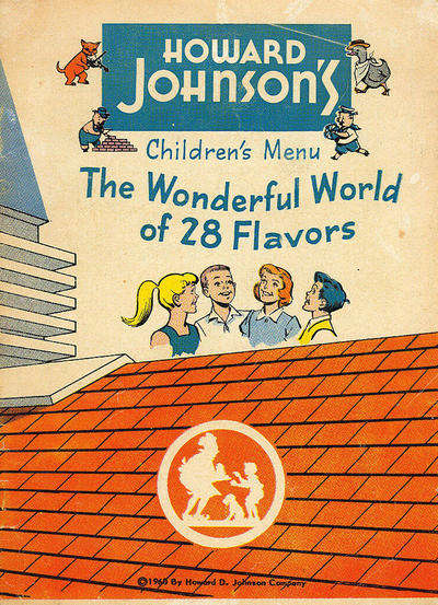 Children’s Menu (Howard Johnson’s…)