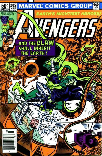 The Avengers #205 Newsstand Edition