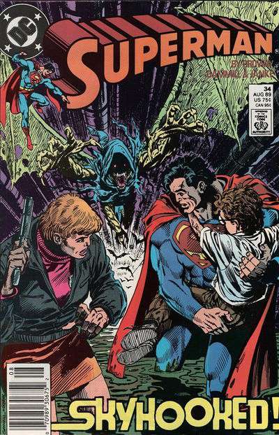 Superman (2nd Series) #34 Newsstand Edition