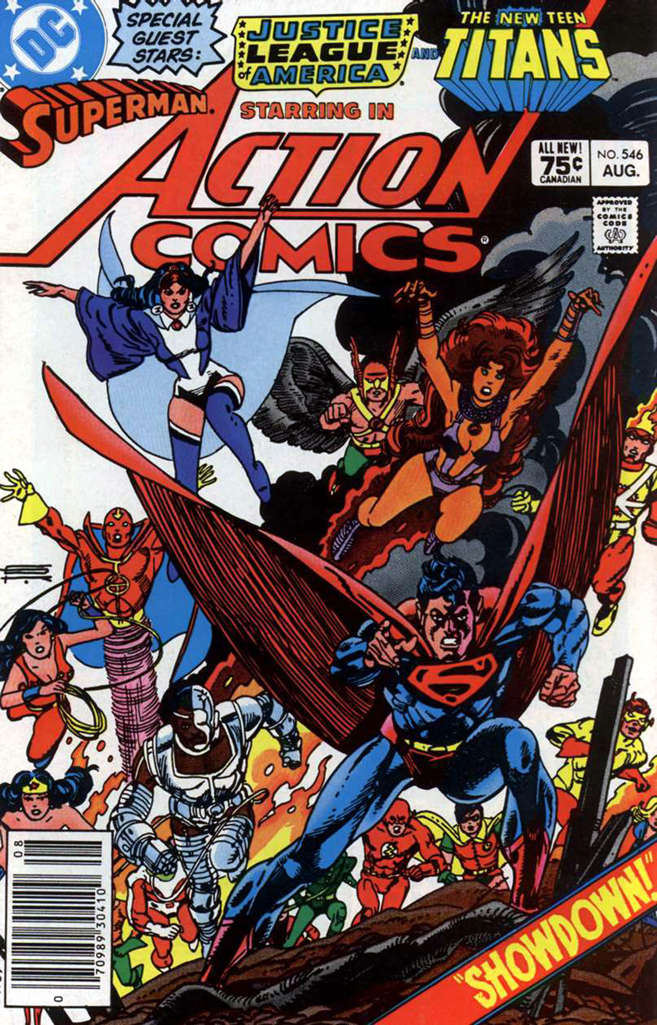 Action Comics #546 Newsstand Edition