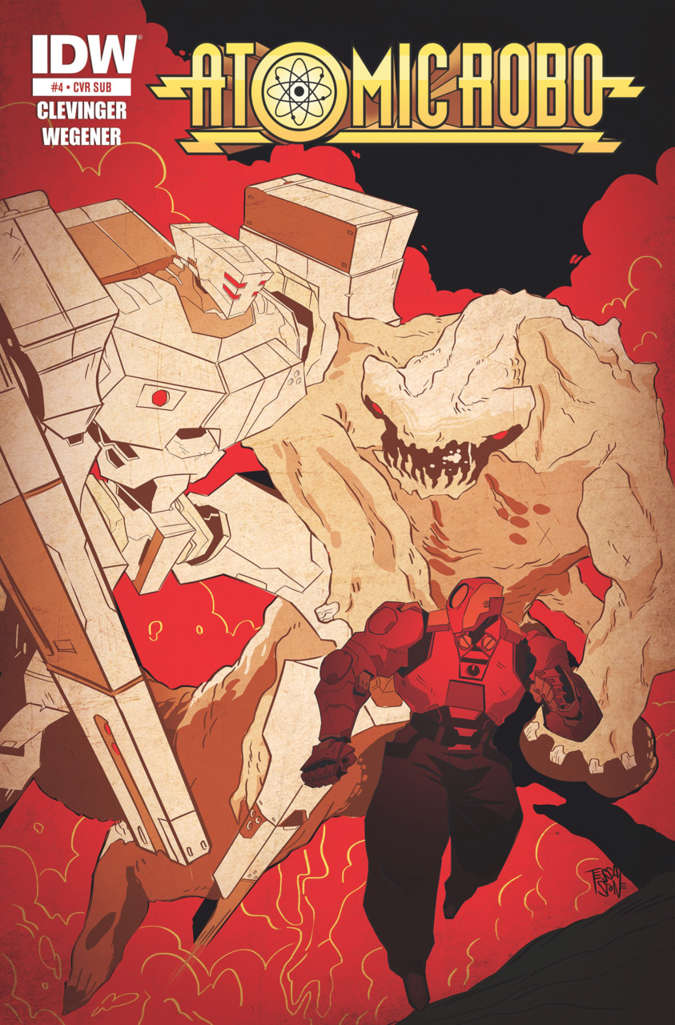 Atomic Robo and The Ring Of Fire #4 Variation A