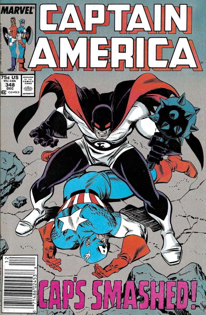Captain America (1st Series) #348 Newsstand Edition