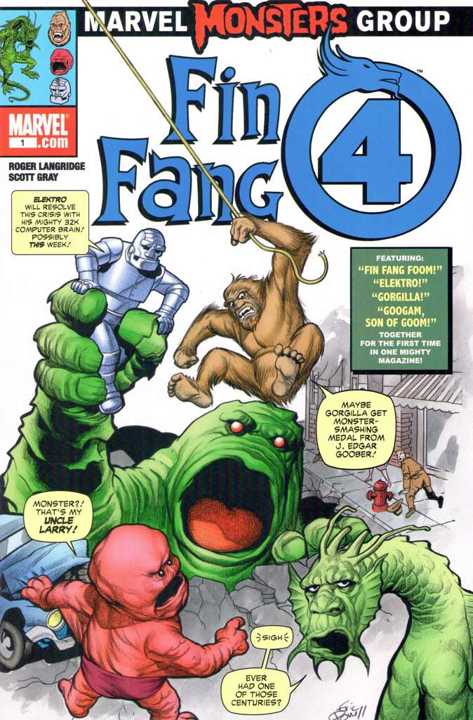 Marvel Monsters: Fin Fang Four