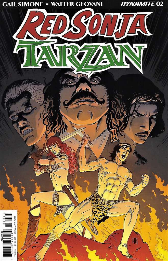 Red Sonja/Tarzan #2 Variation B