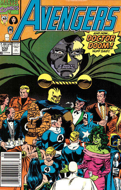 The Avengers #332 Newsstand Edition