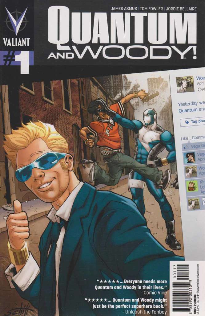 Quantum & Woody (2nd Series) #1  - 3rd printing
