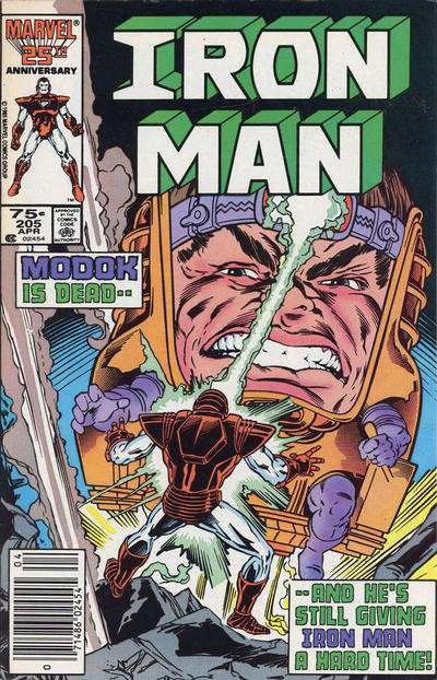 Iron Man (1st Series) #205 Newsstand Edition
