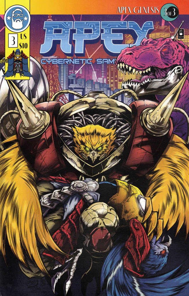 Apex: Cybernetic Samurai Owl #3 Variation B