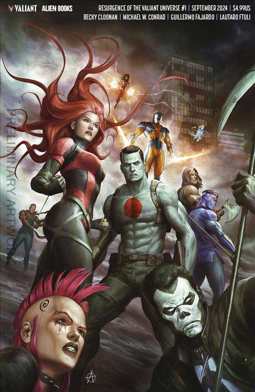 Resurgence of the Valiant Universe #1 Variation D