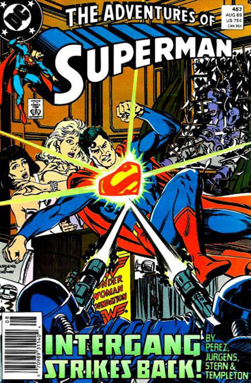 Adventures of Superman #457 Newsstand Edition