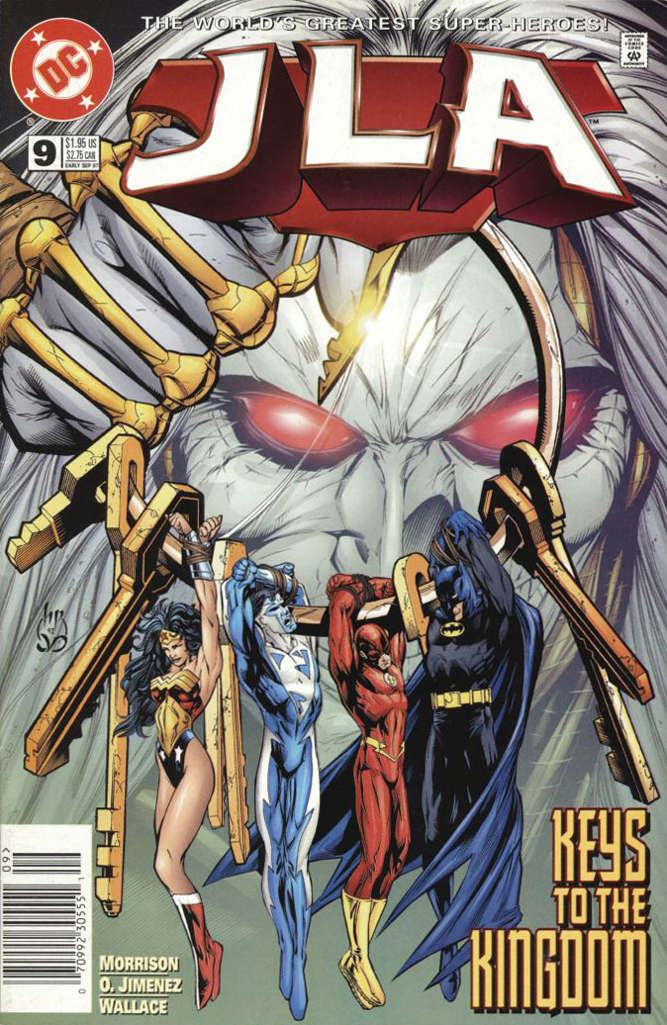 JLA #9 Newsstand Edition