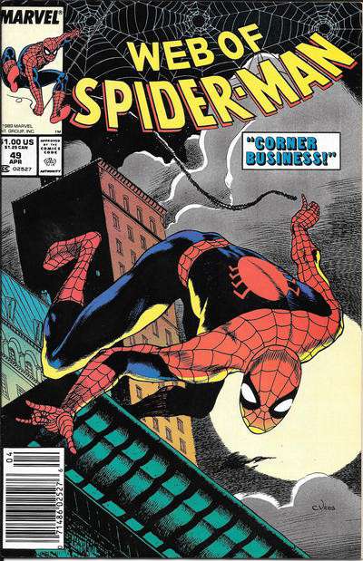 The Web of Spider-Man #49 Newsstand Edition