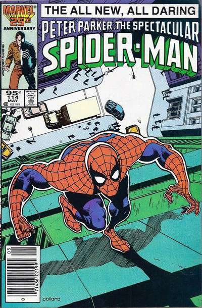 The Spectacular Spider-Man #114 Newsstand Edition