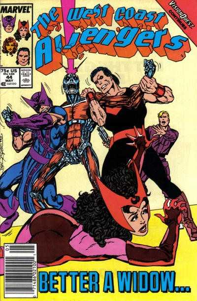 West Coast Avengers #44 Newsstand Edition