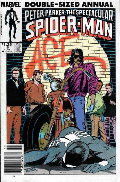 The Spectacular Spider-Man Annual #5 Newsstand Edition