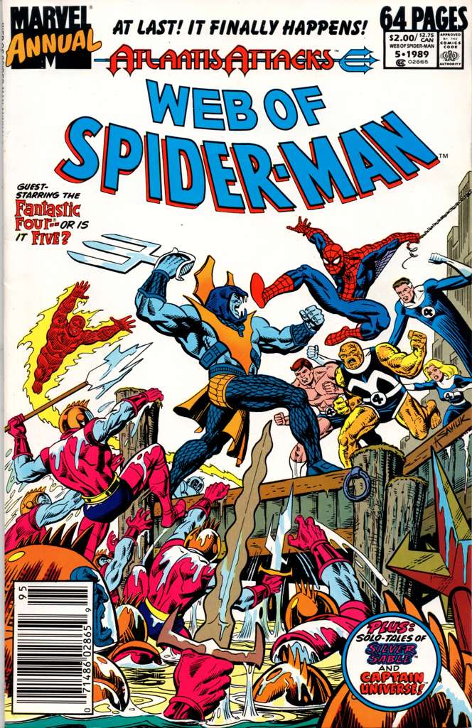 The Web of Spider-Man Annual #5 Newsstand Edition