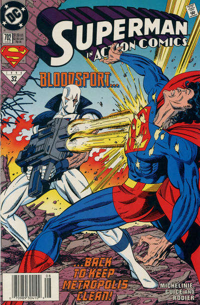 Action Comics #702 Newsstand Edition