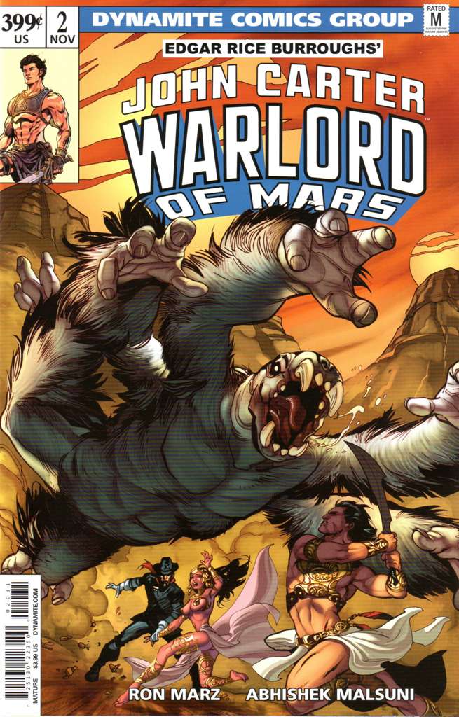 John Carter, Warlord of Mars (2nd Series) #2 Variation C