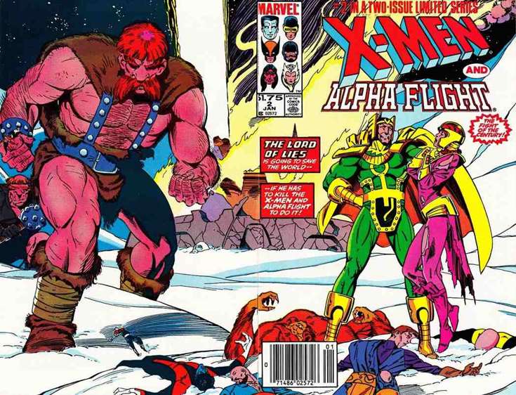 X-Men/Alpha Flight #2 Newsstand Edition