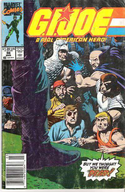 G.I. Joe, a Real American Hero #98 Newsstand Edition