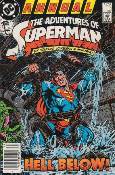 Adventures of Superman Annual #1 Newsstand Edition