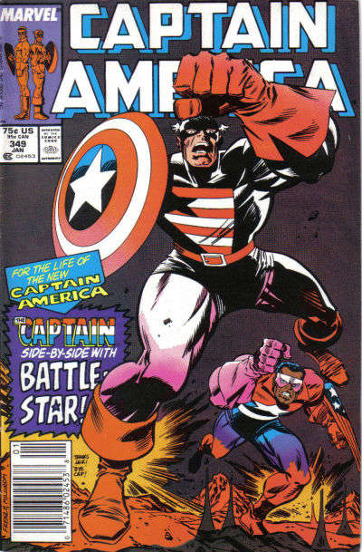 Captain America (1st Series) #349 Newsstand Edition