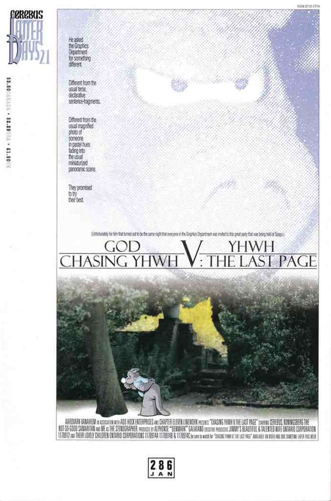 Cerebus the Aardvark #286