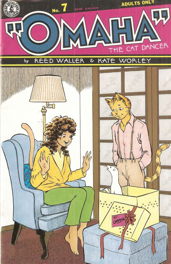 Omaha the Cat Dancer (Kitchen Sink) #7  - 2nd printing