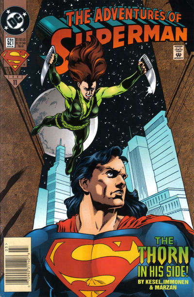 Adventures of Superman #521 Newsstand Edition