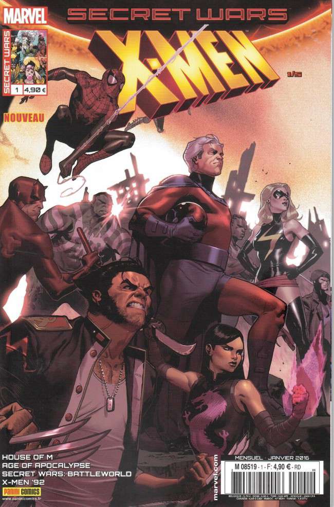 Secret Wars: X-Men (Panini France)