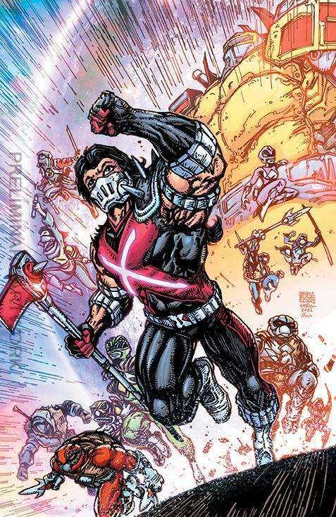 Mighty Morphin Power Rangers/Teenage Mutant Ninja Turtles II #4 Variation B